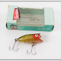 Vintage Heddon Perch Tiny Lucky 13 Lure In Box