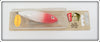 Vintage Heddon Red Head White Zara II Lure On Card 