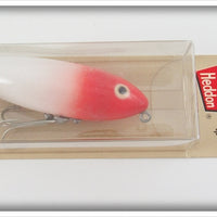 Vintage Heddon Red Head White Zara II Lure On Card 