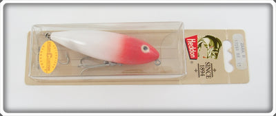 Vintage Heddon Red Head White Zara II Lure On Card 