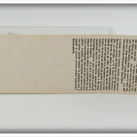 Heddon Red Head White Zara II On Card