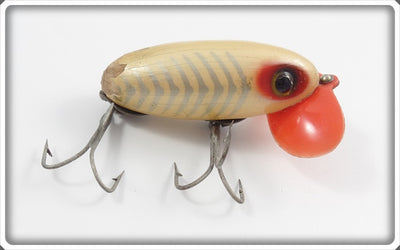 Arbogast Plastic Lip Wooden Yellow Shore Jitterbug