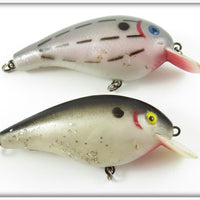 Vintage Cordell Grey Striped & Smokey Joe Big O Lure Pair