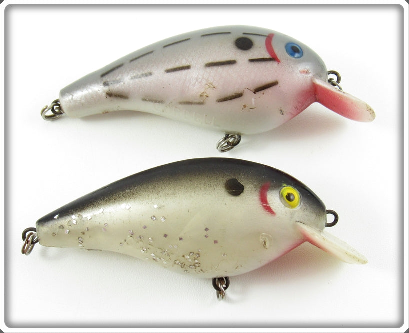 Vintage Cordell Grey Striped & Smokey Joe Big O Lure Pair