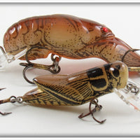 Rebel Crickhopper & Crawfish Lure Pair 