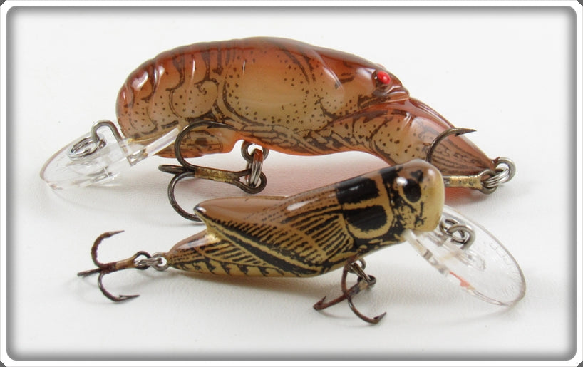 Rebel Crickhopper & Crawfish Lure Pair 