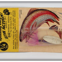 Vintage Yakima Bait Co Worden's Rooster Tail Lure On Card