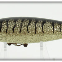 Silver Glitter & Black Stripes Crankbait