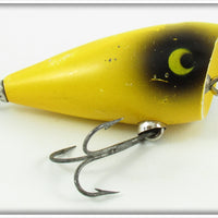 Vintage Whopper Stopper Yellow & Black Popper Lure 