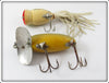 Fred Arbogast Pair: Perch Jitterbug & Frog Hula Popper