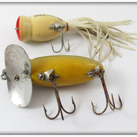 Fred Arbogast Pair: Perch Jitterbug & Frog Hula Popper