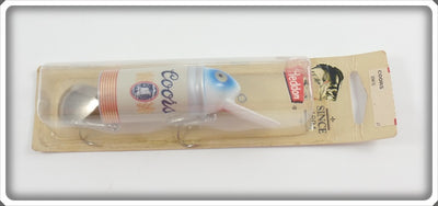 Heddon Pradco Coors Beer Can On Original Card