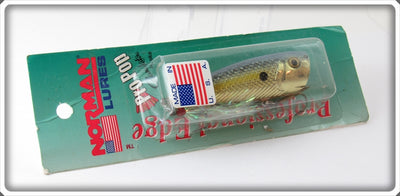 Norman Professional Edge Gold Shad Pro Pop Lure On Card