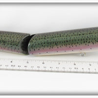 Vintage Allan Cole Rainbow Trout 12" Jointed AC Plug Lure