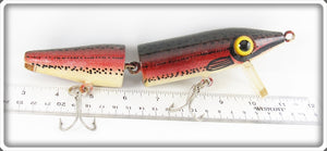 Vintage Allan Cole Rainbow Trout 8" Jointed AC Plug Lure 