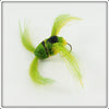 Green & Black Fly Rod Hair Frog
