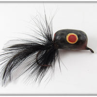 Vintage Isle Royale Black Featherwood Fly Rod Bug Lure