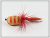 Isle Royale Red & White Featherwood Fly Rod Bug