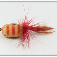 Isle Royale Red & White Featherwood Fly Rod Bug