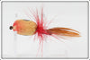 Isle Royale Red & White Featherwood Fly Rod Bug