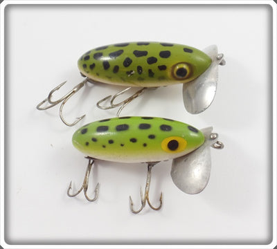 Arbogast Frog Spot Jitterbug Pair