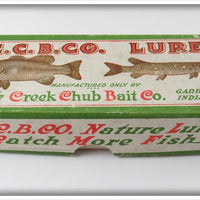 Creek Chub Pikie Finish Jointed Midget Pikie Empty Box 4200