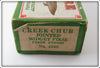 Creek Chub Pikie Finish Jointed Midget Pikie Empty Box