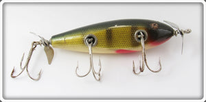 Vintage Creek Chub Perch Injured Minnow Lure For Sale