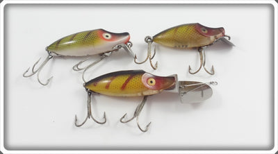 Heddon Perch River Runt Lot Of Three