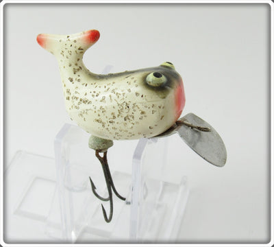 Vintage Heddon Silver Flitter Hi Tail Lure