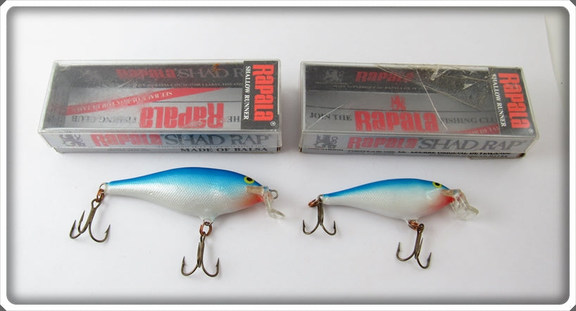Rapala Blue Shad Rap In Lure Pair In Boxes