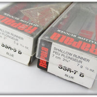 Rapala Blue Shad Rap In Pair In Boxes