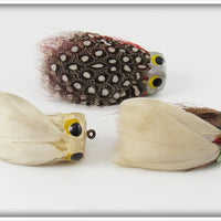 Vintage Viking Corker Popping Bug Lot Of Three Lures 