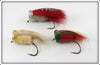 Viking Corker Popping Bug Lot Of Three
