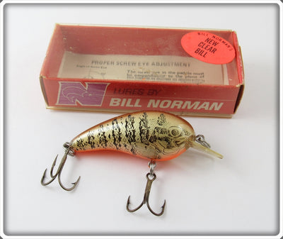 Vintage Norman Natural Crawdad Baby N Lure In Box
