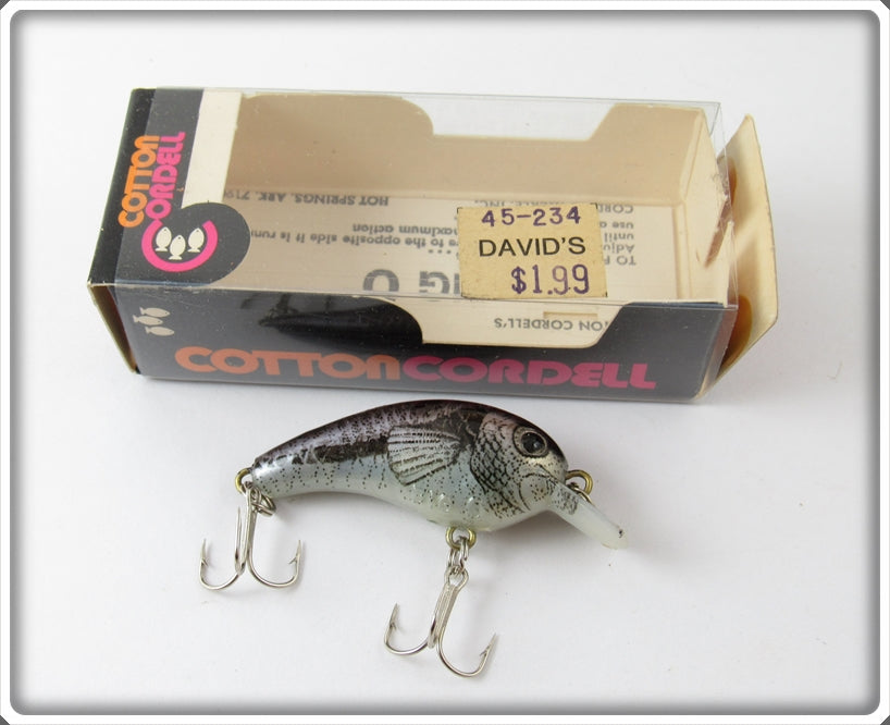 Vintage Cordell Natural Finish Big O Lure In Box