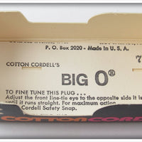 Cordell Natural Finish Big O In Box