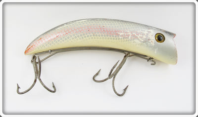 Vintage Nelson Silver Scale Banana Salmon Plug Lure