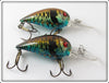 Storm Phantom Green Blue Craw Wiggle Wart Lure Pair