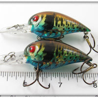 Storm Phantom Green Blue Craw Wiggle Wart Pair