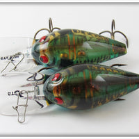 Storm Phantom Green Blue Craw Wiggle Wart Pair