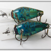 Storm Phantom Green Blue Craw Wiggle Wart Pair