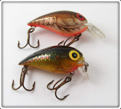 Storm Natural Craw & Gold Shad Sub Wart Lure Pair