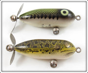 Heddon Baby Bass & Natural Frog Tiny Torpedo Lure Pair 