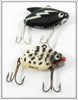 Vintage Heddon Black & Coachdog Sonic Lure Pair