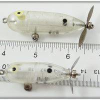 Heddon Clear Baby & Tiny Torpedo Pair