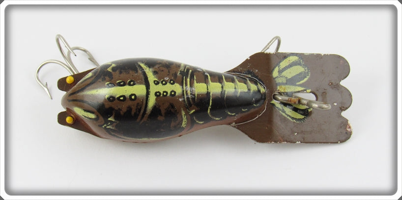 Vintage Fred Arbogast Natural Crawdad Mud Bug Lure In Box For Sale