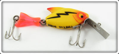 Vintage Heddon Yellow Firetail Sonic Lure