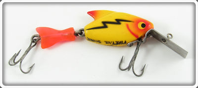 Vintage Heddon Yellow Firetail Sonic Lure 