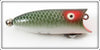 Vintage Heddon Green Scale Baby Lucky 13 Lure